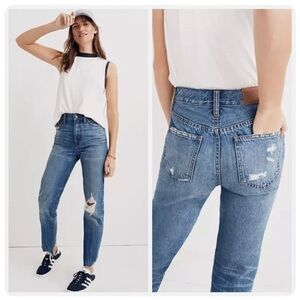 Madewell The Perfect Summer Deconstructed Jean Jeans Denim 25